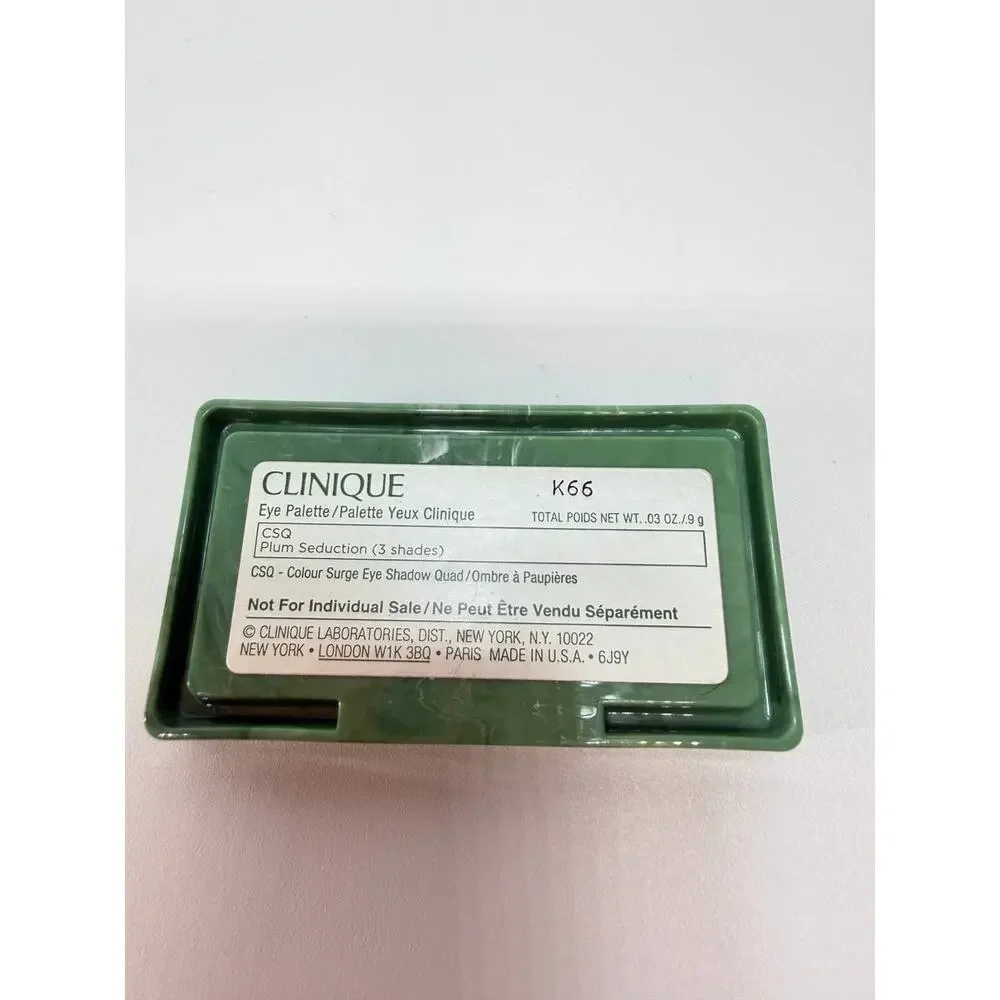 Clinique Plum Seduction Eye Palette 0.03 oz Travel Size New Discontinued